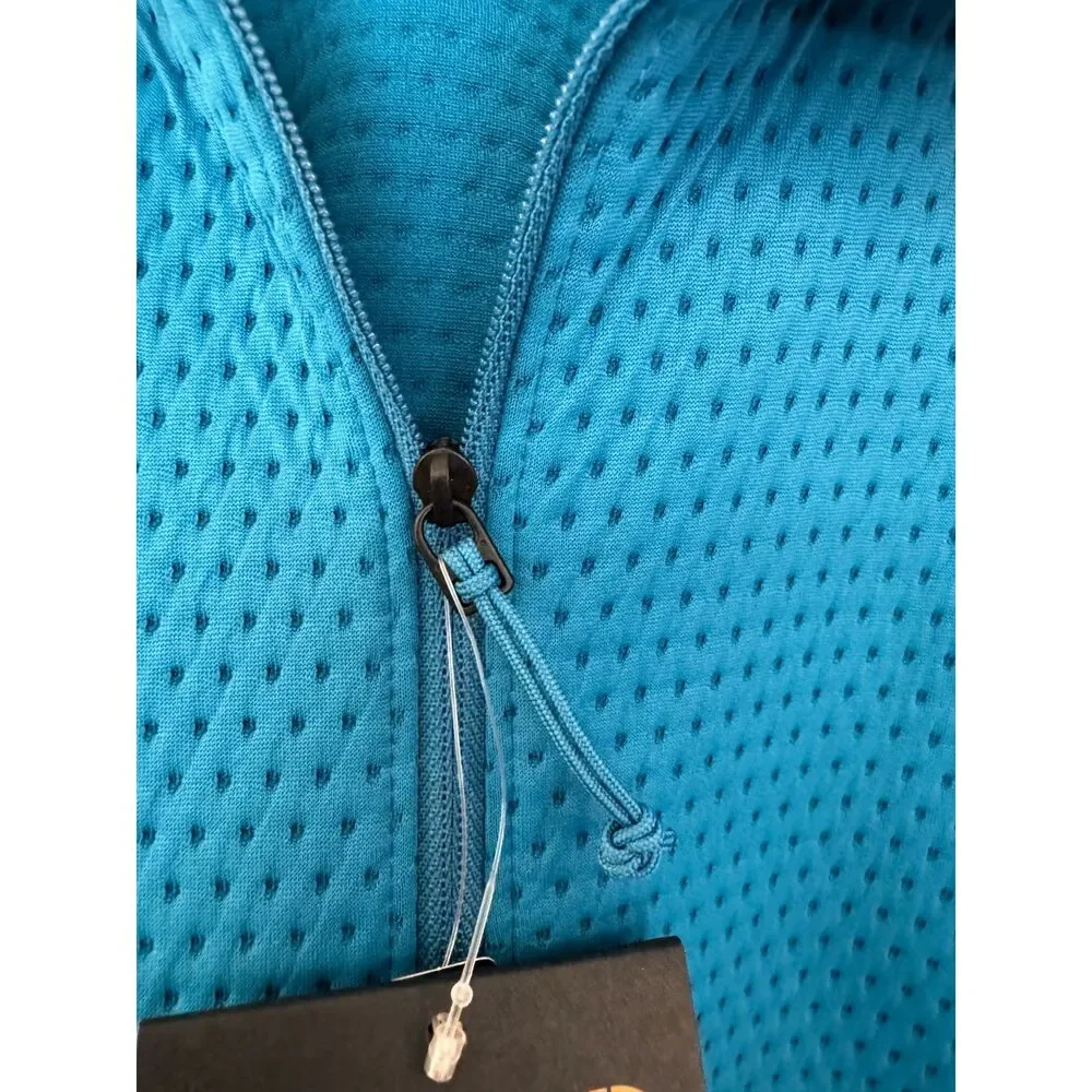 North Face Men's Dotknit Thermal 1/4 Zip Dusk Blue XL NWT Flash Dry Insulate
